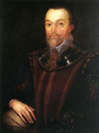 Marcus Gheeraerts Sir Francis Drake after 1590 china oil painting image